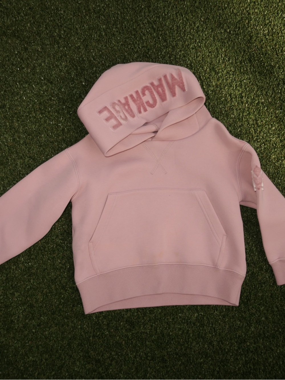 MACKAGE Pink Kids Hoodie Sweatshirt